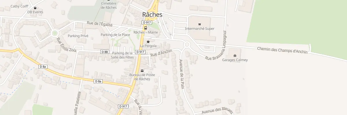 Plan du 253 Rue de la Paix à Râches