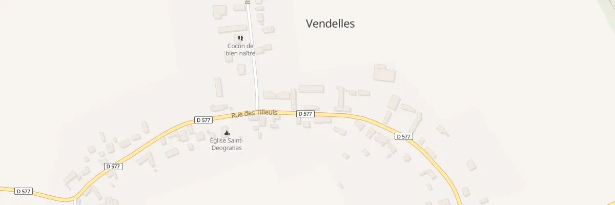 Plan du 31 Rue des Tilleuls à Vendelles
