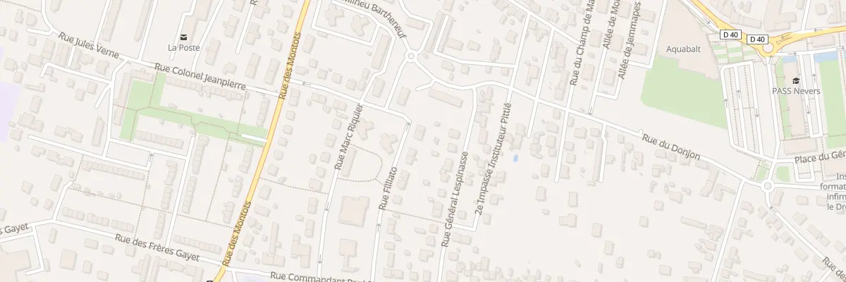 Plan du 3 Rue Filliato à Nevers