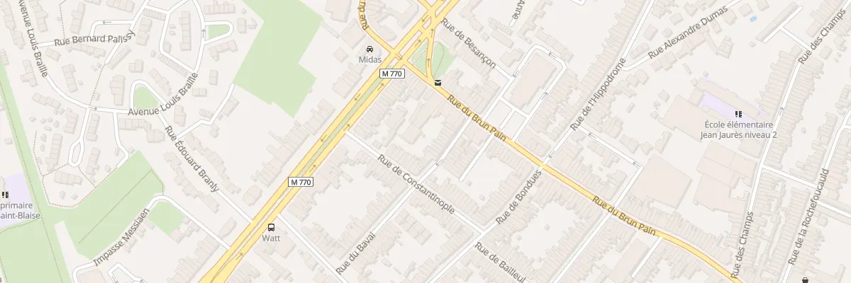 Plan du 16 Rue de Bavai à Tourcoing