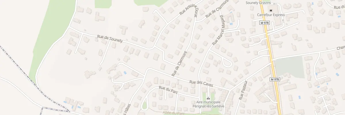 Plan du 2 Rue de Sounely à Pérignat-lès-Sarliève