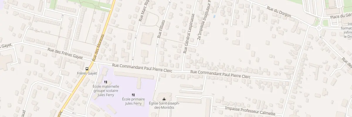 Plan du 20 Rue General Lespinasse à Nevers