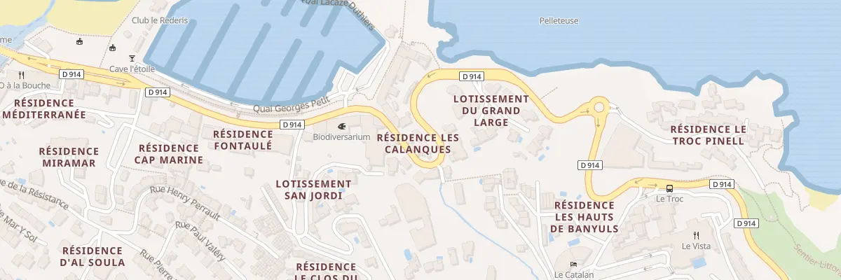 Plan du 3B Av de la Côte Vermeille à Banyuls-sur-Mer