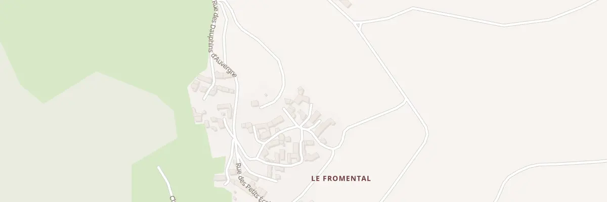 Plan du 5053 Le Fromental à Rentières