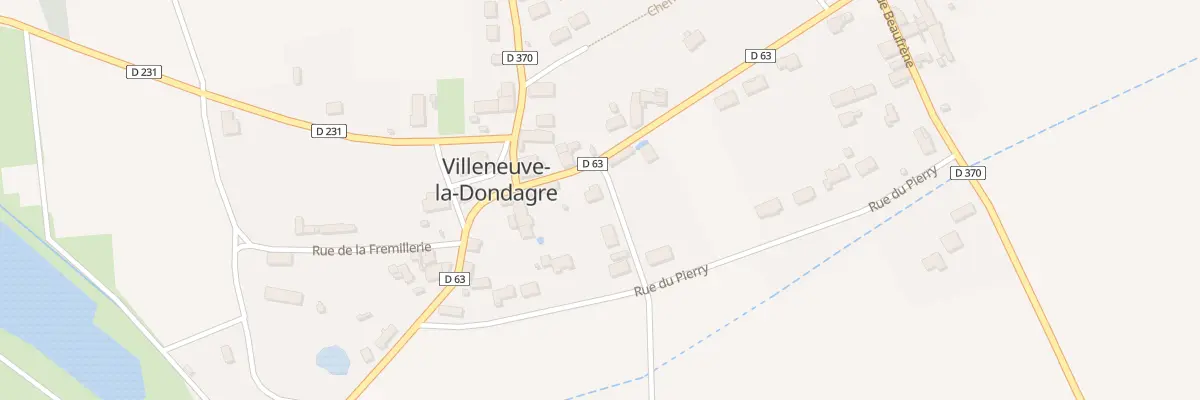 Plan du 4 Rue du Coq d’Or à Villeneuve-la-Dondagre