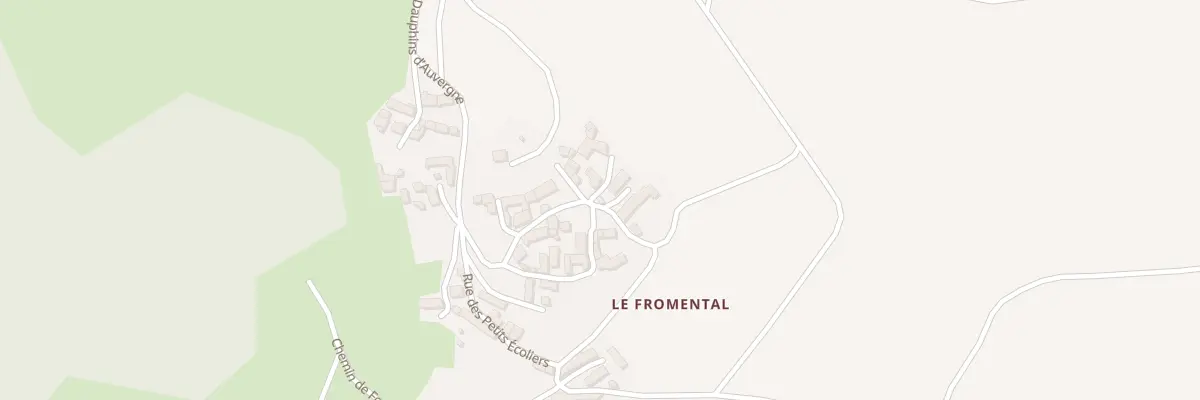 Plan du 5054 Le Fromental à Rentières