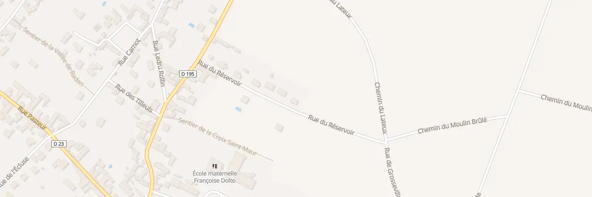 Plan du 11 Rue du Réservoir à Vinneuf