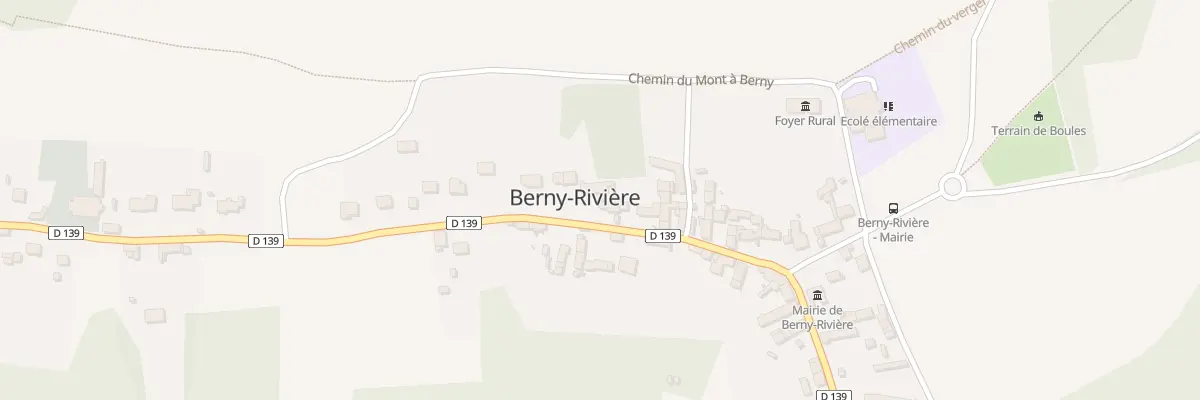 Plan du 26 Rue du Pont Araby à Berny-Rivière