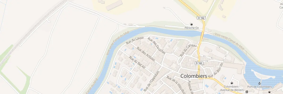 Plan du 12 Rue des Artistes à Colombiers
