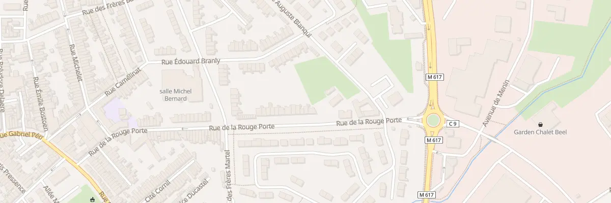 Plan du 55 Rue de la Rouge Porte à Halluin