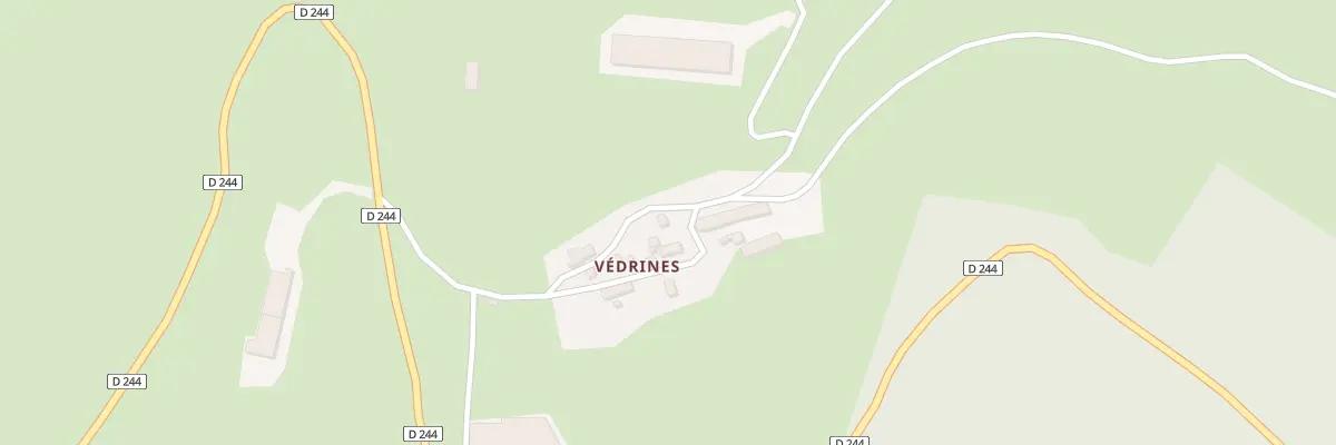 Plan du 5090 Védrines à Bonnac