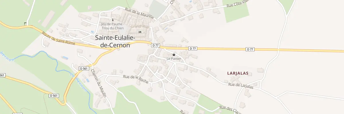 Plan du 2 Pl de l’Aire de la Cour à Sainte-Eulalie-de-Cernon