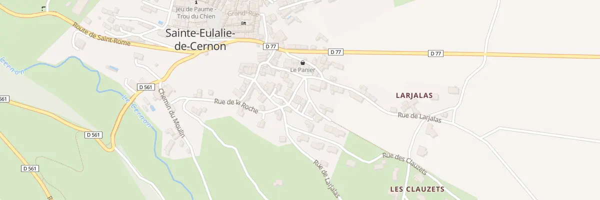 Plan du 5192 Sainte Eulalie à Sainte-Eulalie-de-Cernon