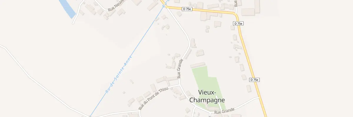 Plan du 18 Rue Grande à Vieux-Champagne