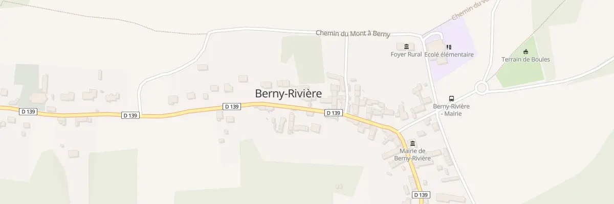 Plan du 24 Rue du Pont Araby à Berny-Rivière