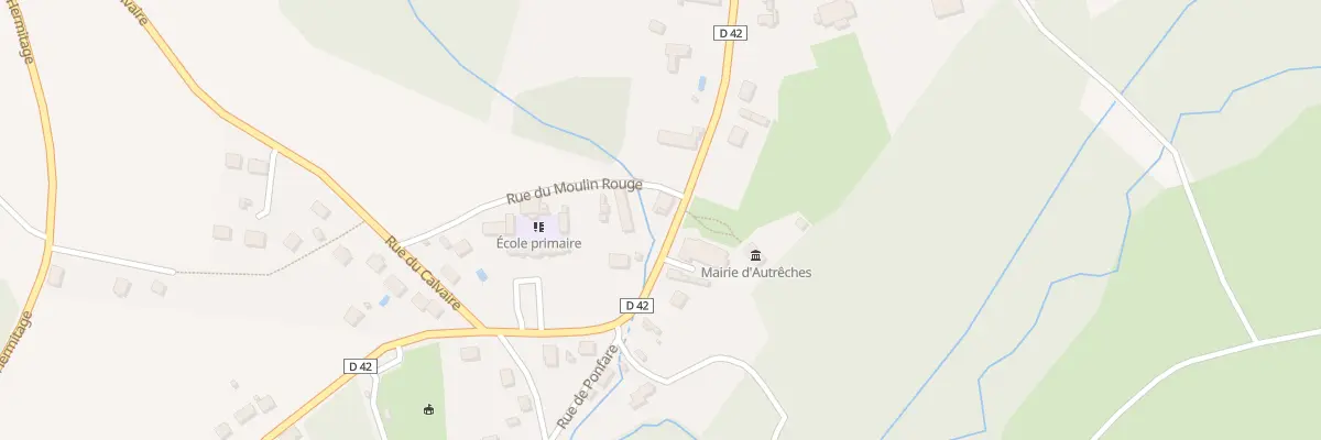 Plan du 7 Rue du Point du Jour à Autrêches