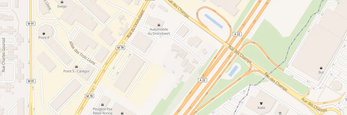Plan du 6 Rue des Champs à Roncq