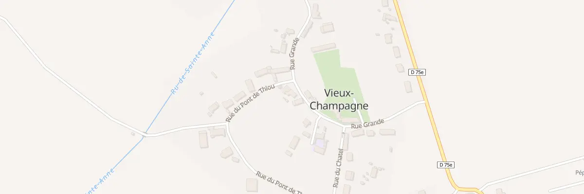 Plan du 22 Rue Grande à Vieux-Champagne
