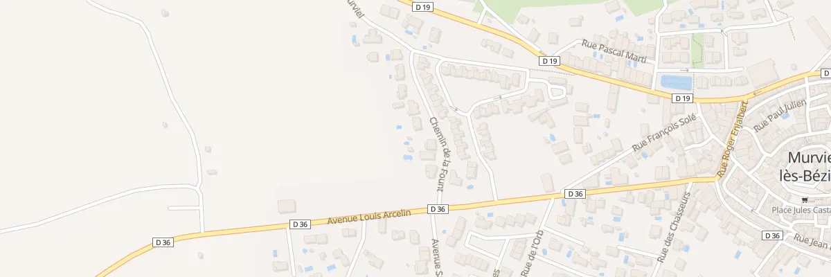 Plan du 1B Che de la Fount à Murviel-lès-Béziers