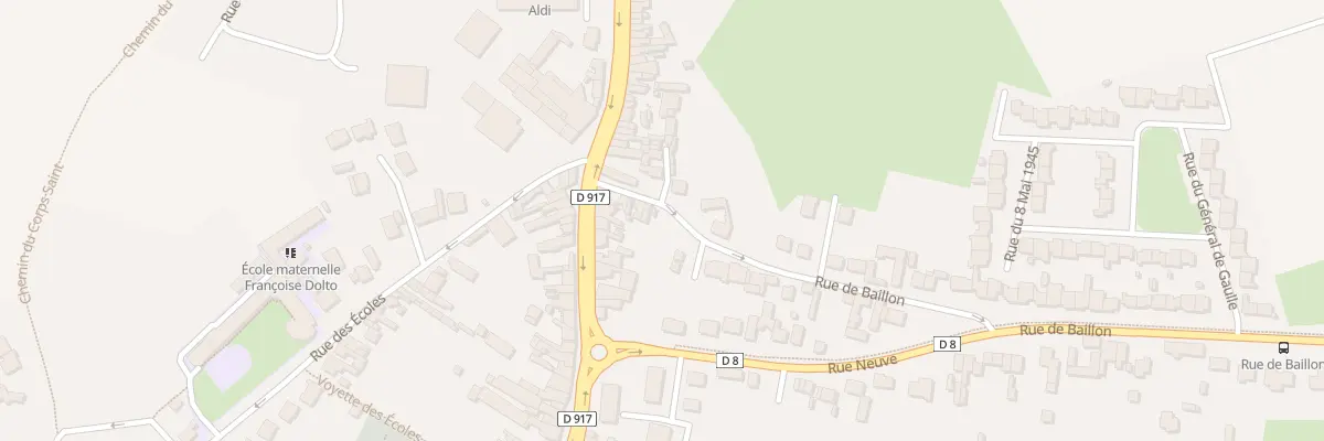 Plan du 38 Rue de Baillon à Râches