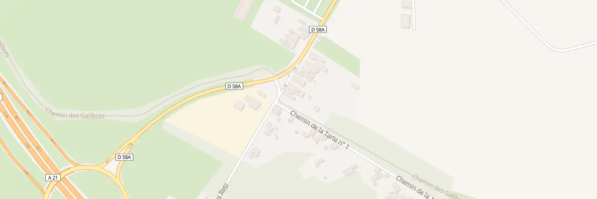 Plan du 1592 Rue du Bois des Retz à Sin-le-Noble