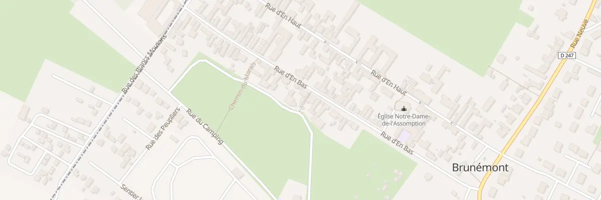 Plan du 21 Rue d’En Bas à Brunémont
