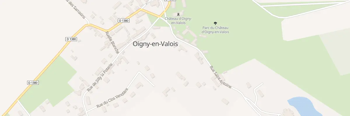 Plan du 4 Rue Saint-antoine à Oigny-en-Valois