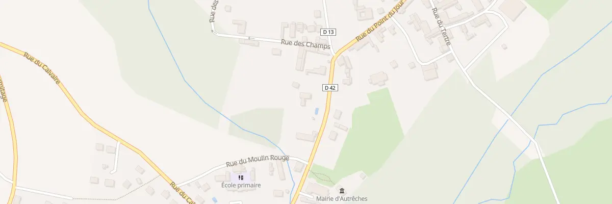 Plan du 9B Rue du Point du Jour à Autrêches