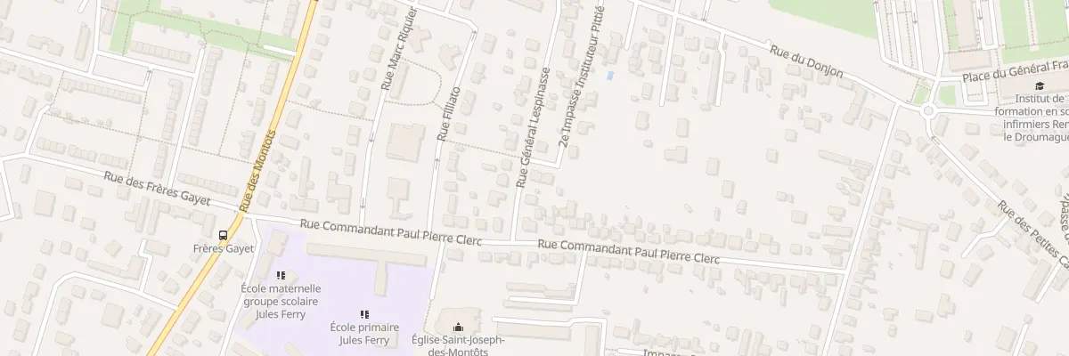 Plan du 13 Rue General Lespinasse à Nevers