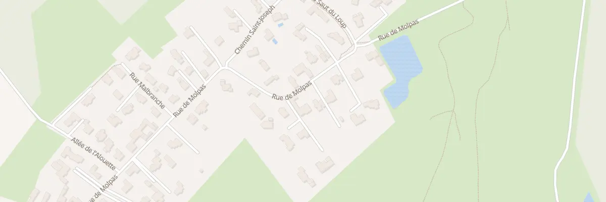Plan du 1020 Rue de Molpas à Mérignies