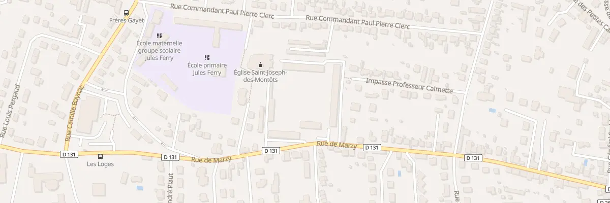Plan du 57 Rue de Marzy à Nevers