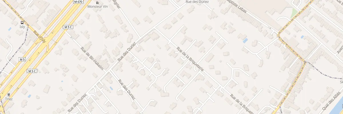 Plan du 6 Rue de la Briqueterie à Mouvaux