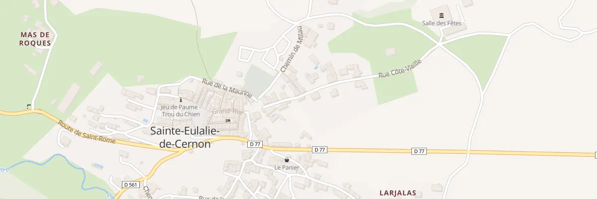 Plan du 5152D Cote Vieille à Sainte-Eulalie-de-Cernon