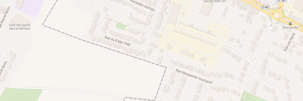Plan du 189 Rue du Huit Mai 1945 à Guesnain