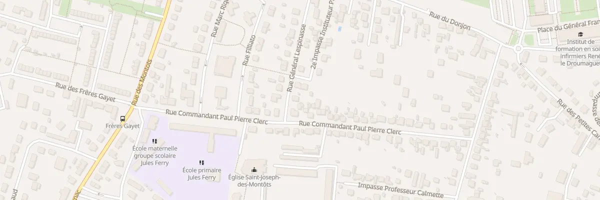 Plan du 15 Rue General Lespinasse à Nevers