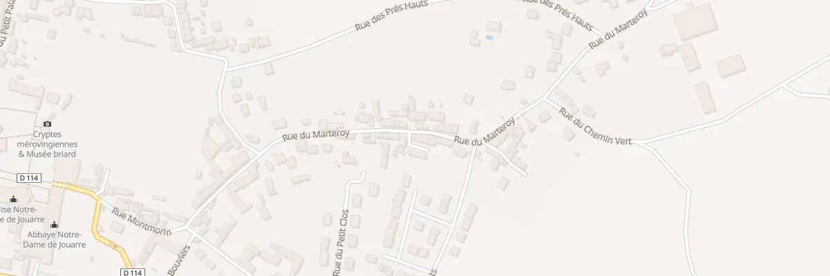 Plan du 44 Rue du Marteroy à Jouarre