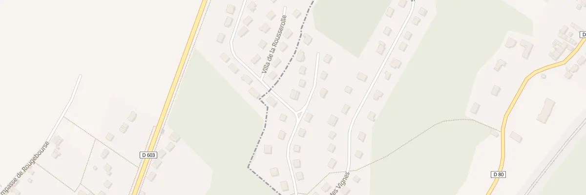 Plan du 2 Vla de la Baza à Chamigny