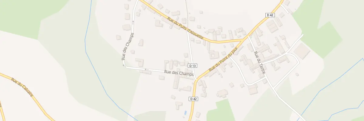 Plan du 2 Rue des Champs à Autrêches