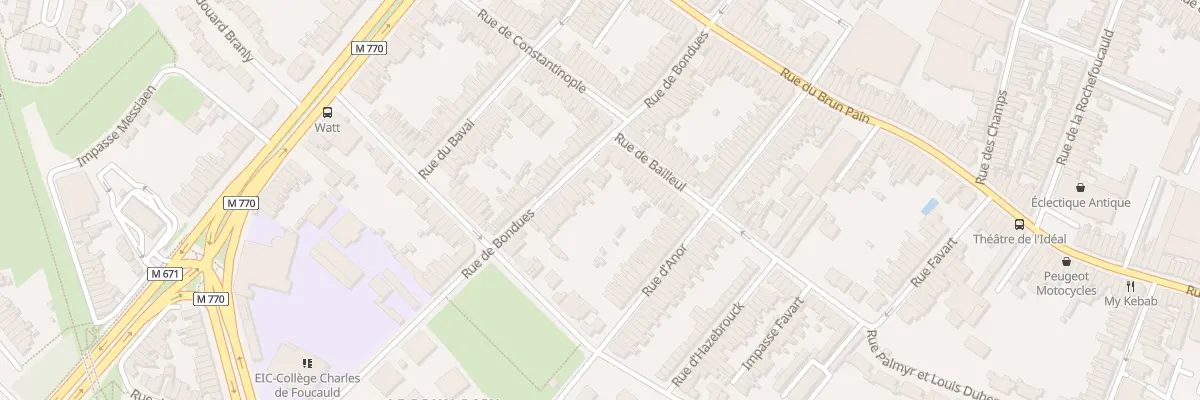 Plan du 59 Rue de Bondues à Tourcoing