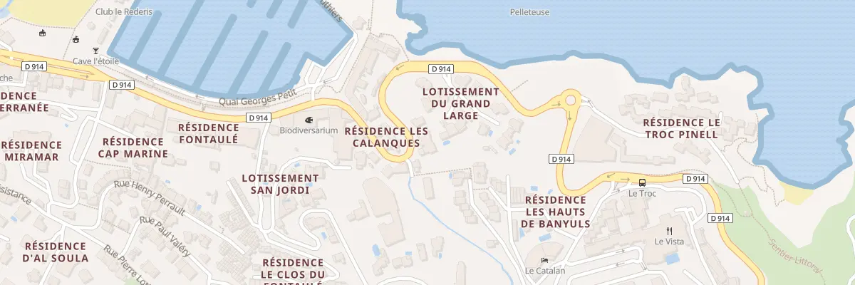 Plan du 12 Av de la Côte Vermeille à Banyuls-sur-Mer