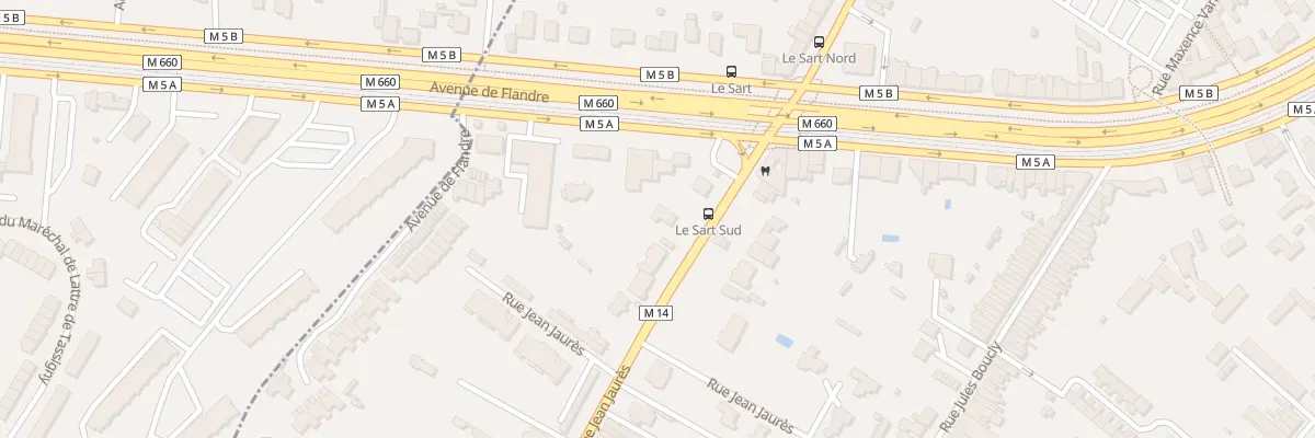 Plan du 93 Rue Jean Jaures à Villeneuve-d’Ascq