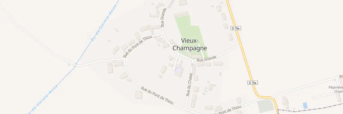 Plan du 24 Rue Grande à Vieux-Champagne