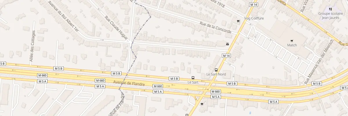 Plan du 33 Rue de la Paix à Villeneuve-d’Ascq