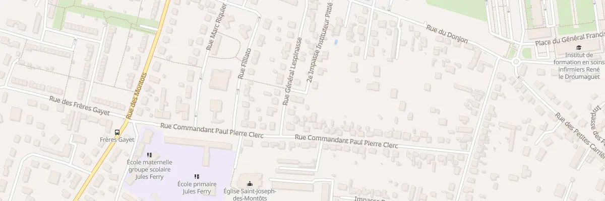 Plan du 13B Rue General Lespinasse à Nevers