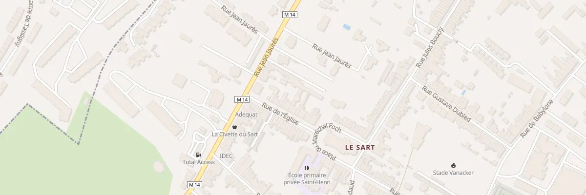 Plan du 9 Rue de l’Eglise à Villeneuve-d’Ascq
