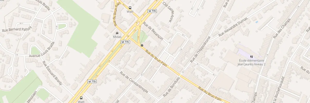 Plan du 226 Rue du Brun Pain à Tourcoing