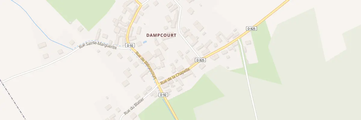 Plan du 3B Rue de la Chapelle à Marest-Dampcourt
