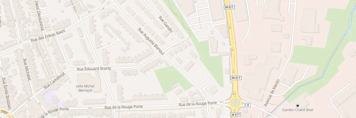Plan du 28 Rue Auguste Blanqui à Halluin