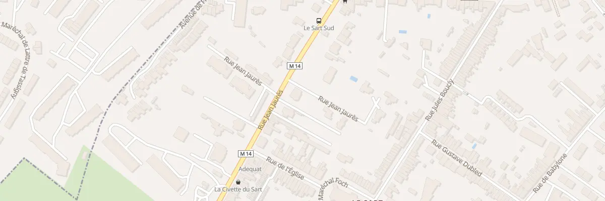 Plan du 116B Rue Jean Jaures à Villeneuve-d’Ascq
