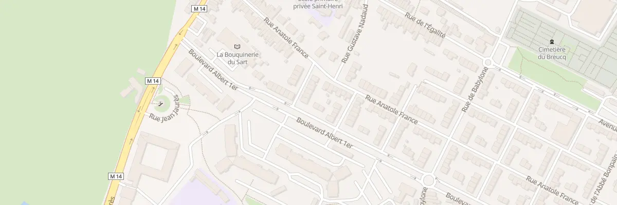 Plan du 2 Rue Desrousseaux à Villeneuve-d’Ascq
